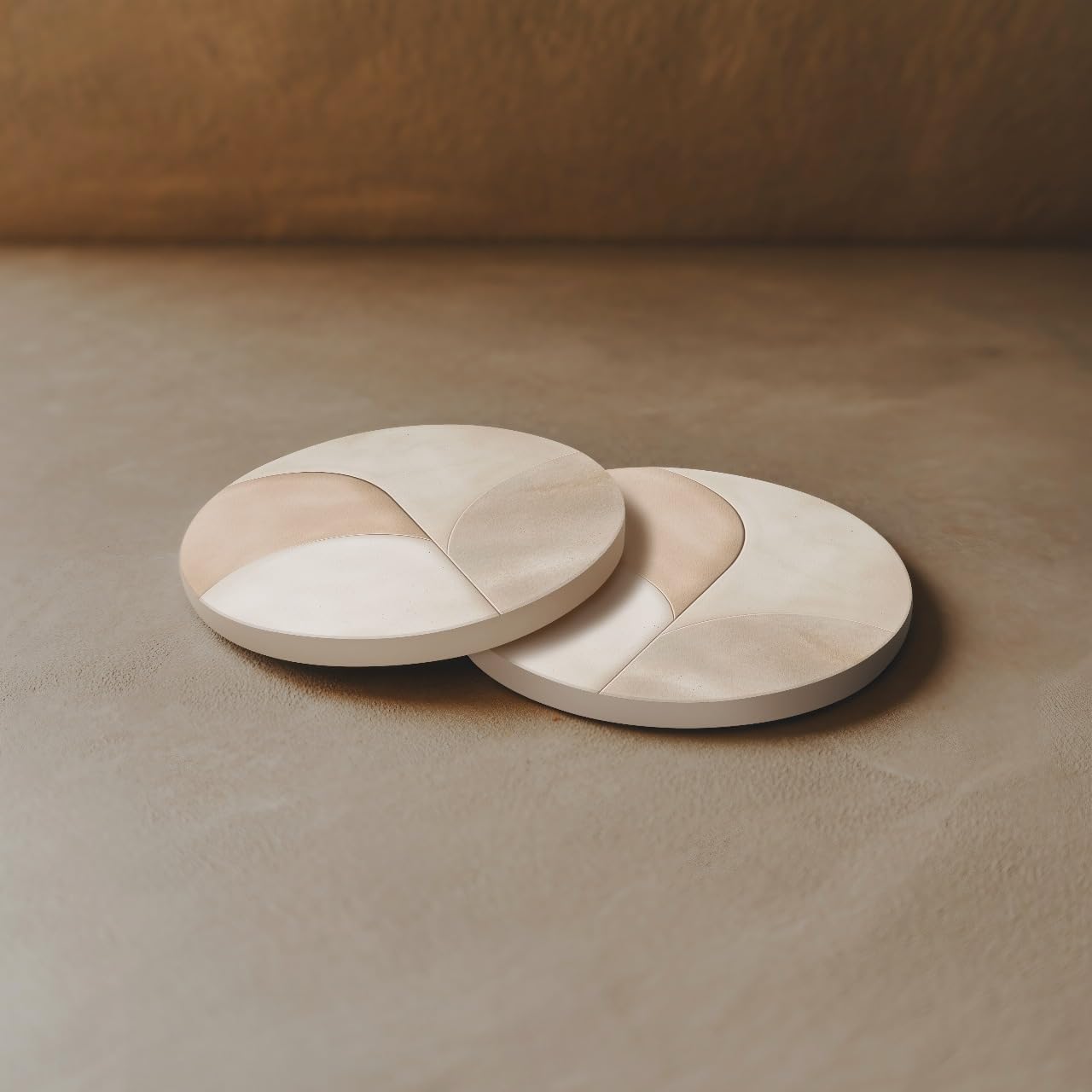 Absorbent Ceramic Drink Coasters Set – Modern Home Table Protection